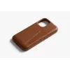 Bellroy Leather Card Case για iPhone 16 Plus, καφέ