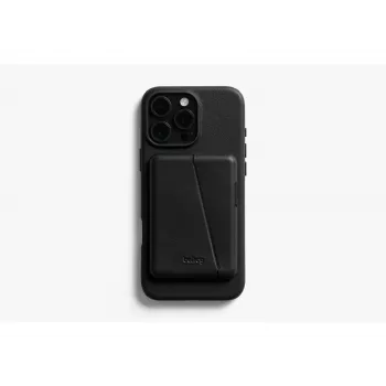 Θήκη δερμάτινη Bellroy με μαγνητικό πορτοφόλι για iPhone 16 Pro Max, μαύρο