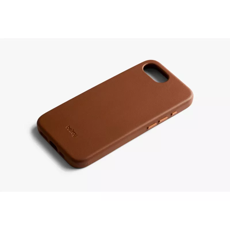 Bellroy Leather Case για iPhone 16e, καφέ