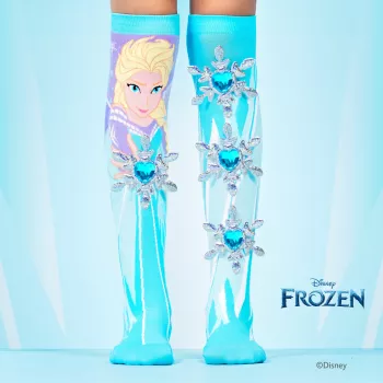MADMIA παιδικές κάλτσες μέχρι το γόνατο Frozen Elsa 3D εκτύπωση - 1 ζευγάρι