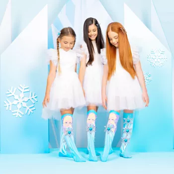 MADMIA παιδικές κάλτσες μέχρι το γόνατο Frozen Elsa 3D εκτύπωση - 1 ζευγάρι