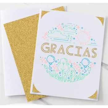 Cricut Glitter Gel Pens για plotter κοπής, χρώματα ανάμικτα, gel μελάνι - 0,8 mm, συσκευασία 12 τεμ.