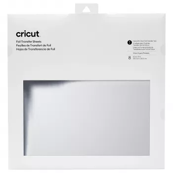 Cricut φύλλο βινυλίου μεταφοράς 30,5 cm x 30,5 cm ασημί μεταλλικό γυαλιστερό