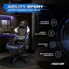 X Rocker Agility eSports Καρέκλα Gaming Μπλε/Μαύρο