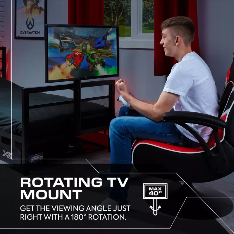 XROCKER Μονό Κρεβάτι Gaming Μαύρο