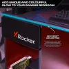 XROCKER Γραφείο Gaming Γκρι-Κόκκινο