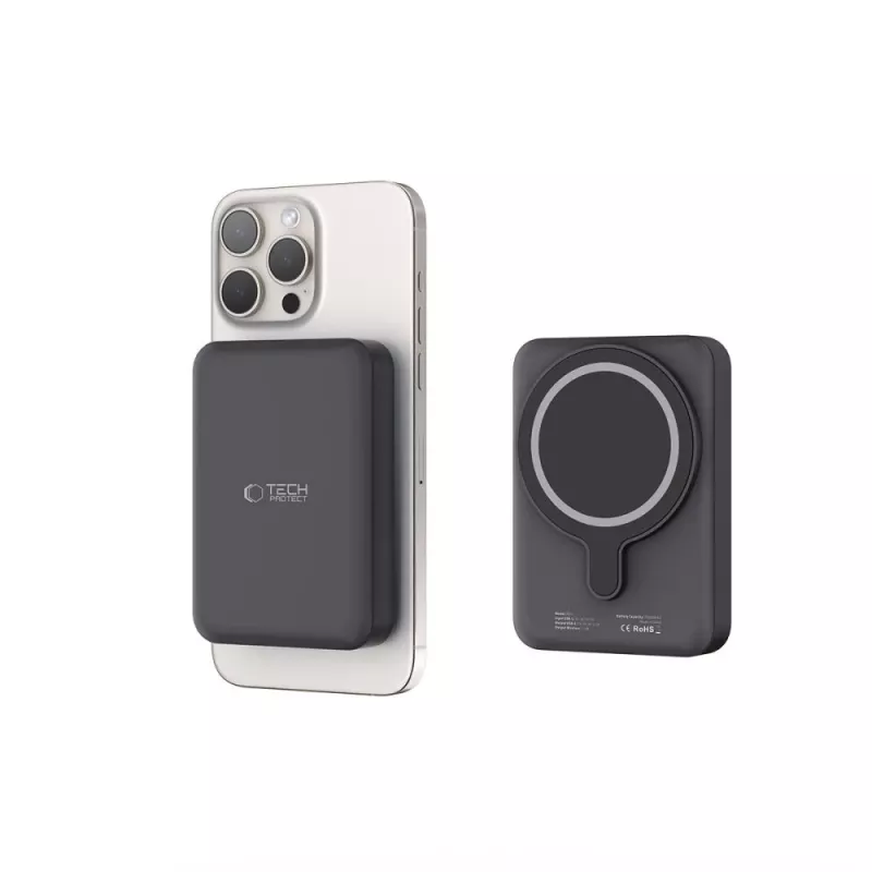 TECH-PROTECT PB11 LIFEMAG MagSafe Power Bank 10000mAh Μαύρο