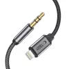 TECH-PROTECT UltraBoost Καλώδιο Lightning σε AUX Mini Jack 3.5mm 100cm Μαύρο
