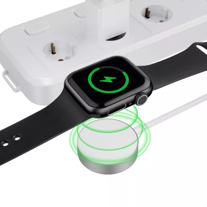 TECH-PROTECT ULTRABOOST Μαγνητικό καλώδιο φόρτισης 120cm Apple Watch Λευκό