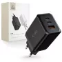 TECH-PROTECT C65W Φορτιστής δικτύου 3 θυρών PD 65W / QC3.0 Μαύρο