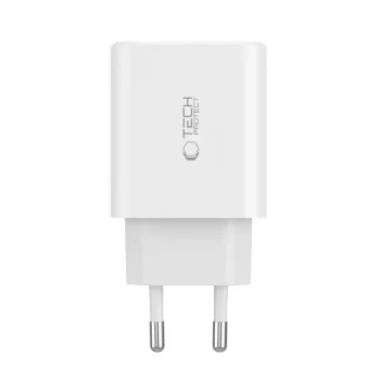Tech-Protect NC30W Φορτιστής USB-C 3 θυρών Μαύρο 30W