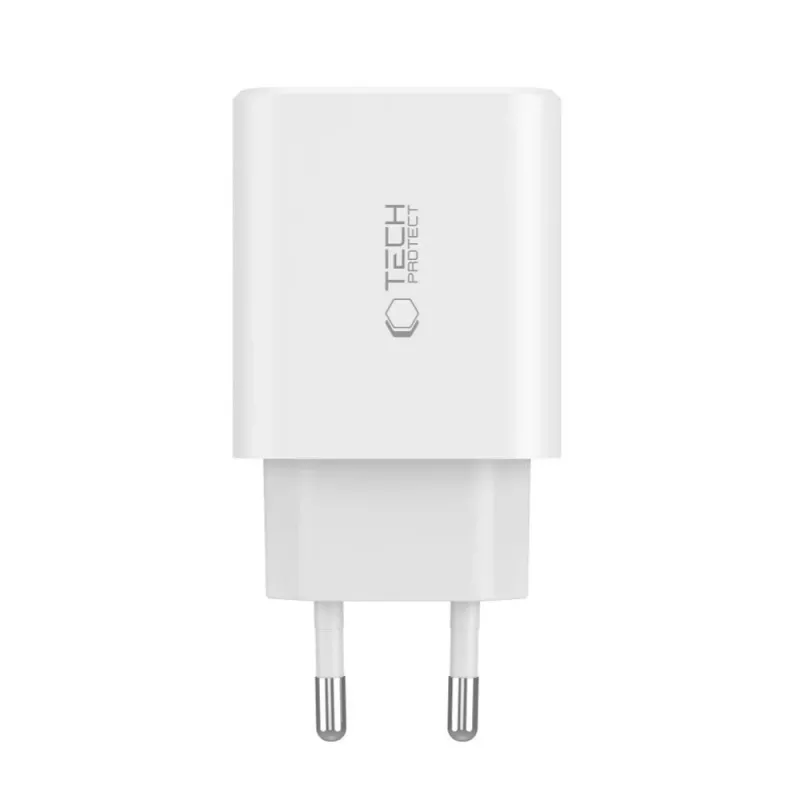 Tech-Protect NC30W Φορτιστής USB-C 3 θυρών Μαύρο 30W