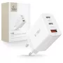 Tech-Protect NC30W Φορτιστής τοίχου USB-C & USB-A 3 θυρών 30W Λευκό