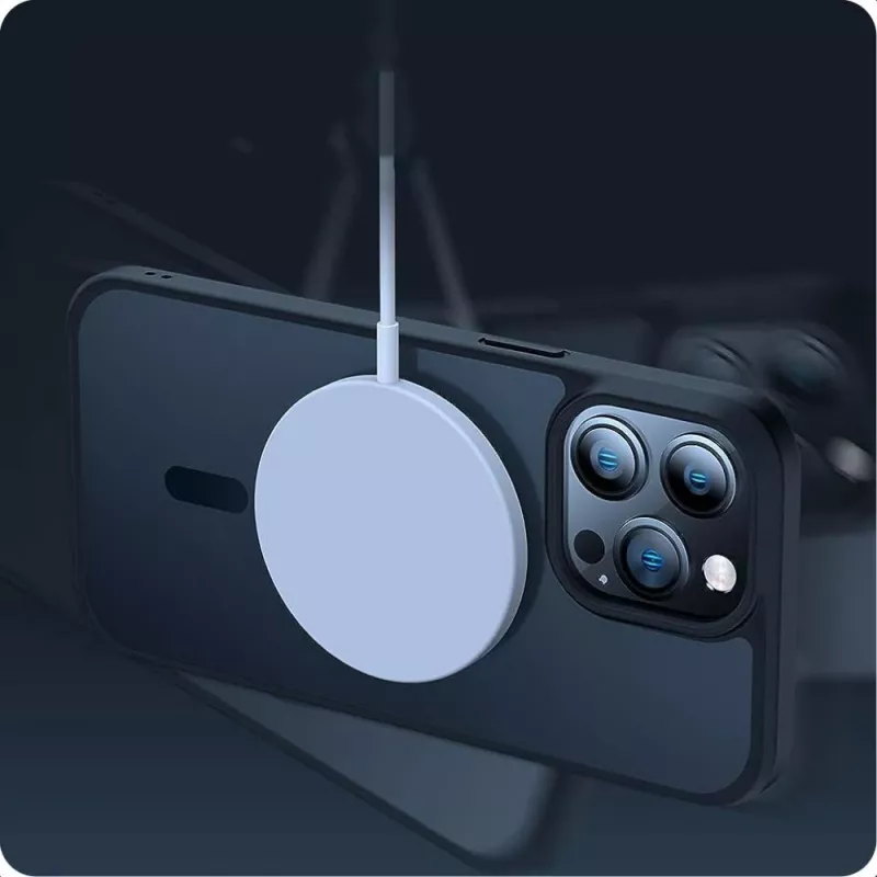 Tech-Protect Magmat Magsafe iPhone 15 Pro Διάφανο Μαύρο