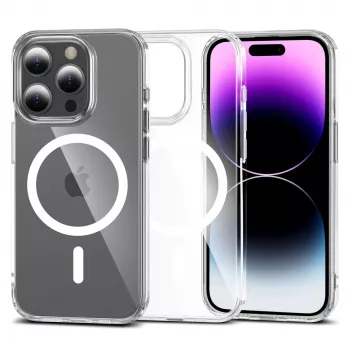 Tech-Proteckt Flexair Hybrid MagSafe Θήκη για Apple iPhone 15 Pro Max, Διάφανο