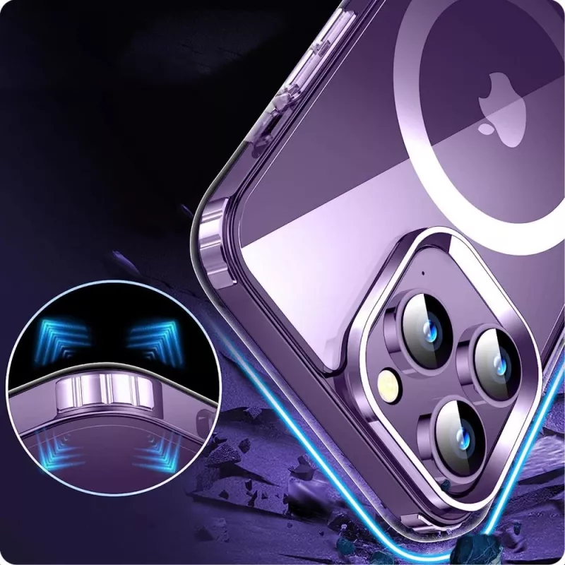 Tech-Proteckt Flexair Hybrid MagSafe Θήκη για Apple iPhone 15 Pro Max, Διάφανο