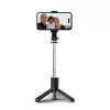 Tech-Protect L02S Selfie Stick Τρίποδο με τηλεχειριστήριο Bluetooth, Μαύρο