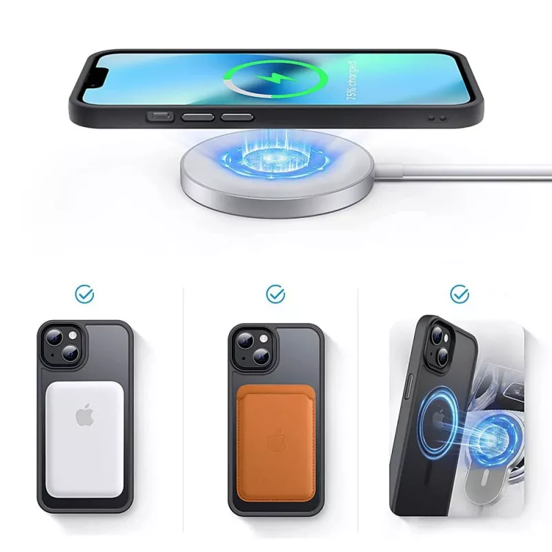 Tech-Protect Magmat Magsafe iPhone 13 Pro Max μαύρο ματ