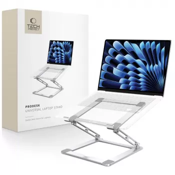 TECH-PROTECT PRODESK βάση laptop universal ασημί