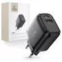 TECH-PROTECT C20W 2-θυρο φορτιστής δικτύου PD20W/QC3.0 μαύρο