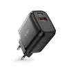 TECH-PROTECT C20W 2-θυρο φορτιστής δικτύου PD20W/QC3.0 μαύρο