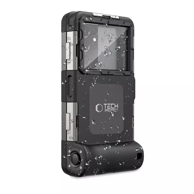 TECH-PROTECT IPX8 universal αδιάβροχη θήκη καταδύσεων μαύρη