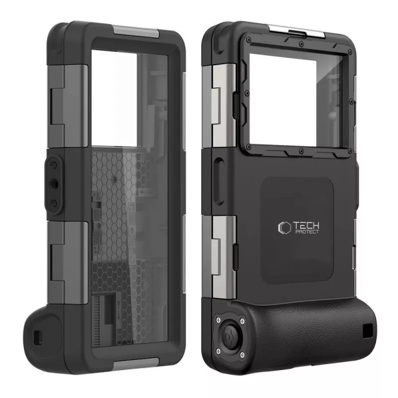 TECH-PROTECT IPX8 universal αδιάβροχη θήκη καταδύσεων μαύρη