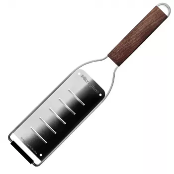 Microplane χοντρός τρίφτης - μαύρη λαβή, λεπίδα ανοξείδωτου χάλυβα