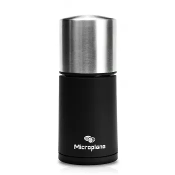 Microplane μύλος μπαχαρικών 2-in-1 τρίφτης μοσχοκάρυδου - μαύρο/διαφανές