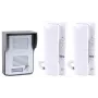 EURA ADP-48A3 (RL-3203CC) Ενσύρματο Ηχητικό Θυροτηλέφωνο - Λευκό/Ασημί
