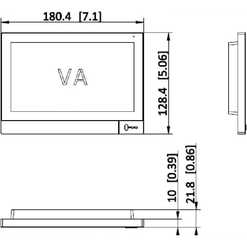 Hikvision DS-KH8381-TE1 IP Video Intercom Εσωτερική Μονάδα 7 Ιντσών Οθόνη Αφής