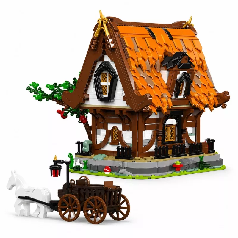 Mould King Medieval World Log Cabin 16054 Σετ Δομικών Τούβλων (2192 τεμ.)