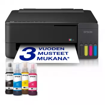 Epson EcoTank ET-1910 Πολυλειτουργικός Εκτυπωτής Inkjet - Έγχρωμος - Εκτύπωση, Σάρωση, Αντιγραφή - A4, Legal - Έως 11 σελίδες/λεπτό - Τροφοδοσία 100 φύλλων - Wi-Fi