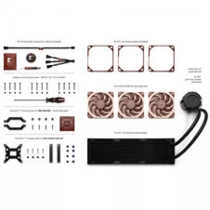 Noctua NL-LC1-36 AIO Υδρόψυκτος 360mm, Μαύρο/Καφέ
