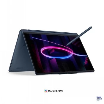 Lenovo Yoga 9 2-in-1 14IPH11 Intel, Cosmic Blue, 14 inch OLED Touchscreen 2.8K WQXGA+, Intel Core Ultra 7 355, 32 GB LPDDR5X, 1 TB SSD, Intel Graphics, Windows 11 Home, Αγγλικό Πληκτρολόγιο, Οπίσθιος Φωτισμός, Wi-Fi 7, Bluetooth 5.4, Χωρίς Τροφοδοτικό