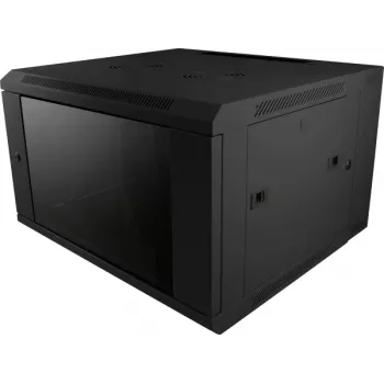 ALLNET SMB6609 9U 19 ιντσών Επιτοίχιο Ράφι Δικτύου 600mm Βάθος Μαύρο
