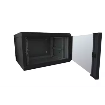 ALLNET SMB6609 9U 19 ιντσών Επιτοίχιο Ράφι Δικτύου 600mm Βάθος Μαύρο
