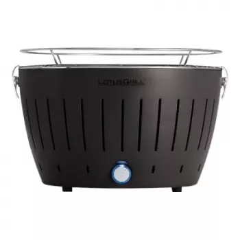 LotusGrill G340 Επιτραπέζια Ψησταριά Κάρβουνου 32 cm Ανθρακί με USB