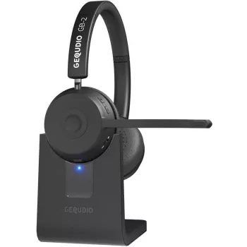 GEQUDIO Bluetooth Headset GB-2 με Σταθμό Φόρτισης - Headset
