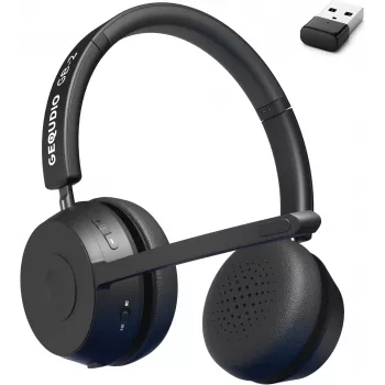 GEQUDIO Bluetooth Headset GB-2 με Σταθμό Φόρτισης - Headset