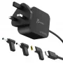 J5CREATE 67W GaN PD USB-C Μίνι φορτιστής με 3 τύπους βυσμάτων DC