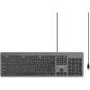 UNITEK SlimTap Ενσύρματο πληκτρολόγιο γραφείου, USB-A, Γκρι