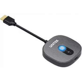 Unitek Πρόσθετος ασύρματος δέκτης HDMI για πομπό V1711A, Μαύρο