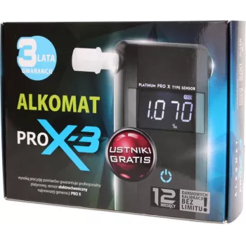 AlcoFind PRO-X-3 Αλκοτέστ με επιστόμια, βαθμονόμηση 12 μηνών