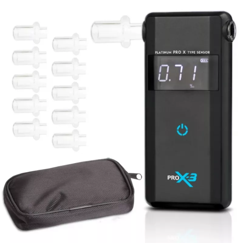 AlcoFind PRO-X-3 Αλκοτέστ με επιστόμια, βαθμονόμηση 12 μηνών