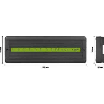 ENGO Controls ECB62-ZB κεντρική μονάδα Smart Home, 6 ασύρματες ζώνες + 2 ενσύρματες, 230V