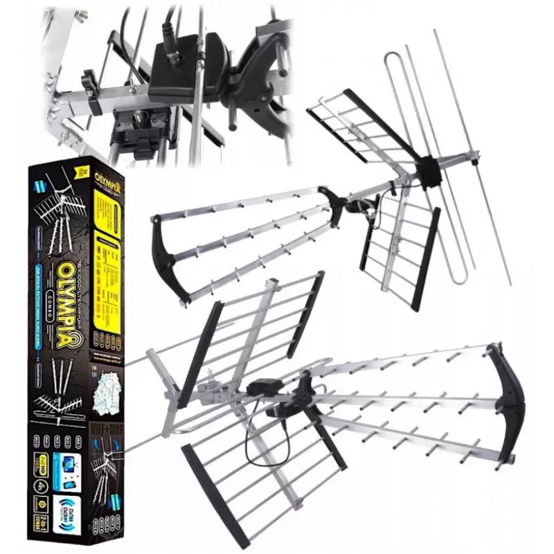 OPTICUM DVB-T 1000+ LTE κεραία OLYMPIA COMBO Red Eagle (BX-1000)
