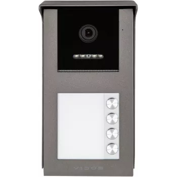 VIDOS IPX S101-4 Εξωτερικό πάνελ 2MP 1080p IP65 ανθεκτικό σε βανδαλισμό