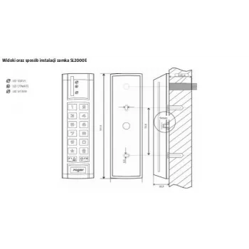 ROGER SL2000E Κλειδαριά με κωδικό