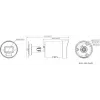 Hikvision DS-2CD2083G2-LI2U(2.8mm)(BLACK) 8MP AcuSense Fixed Bullet IP Κάμερα με Smart Hybrid Light